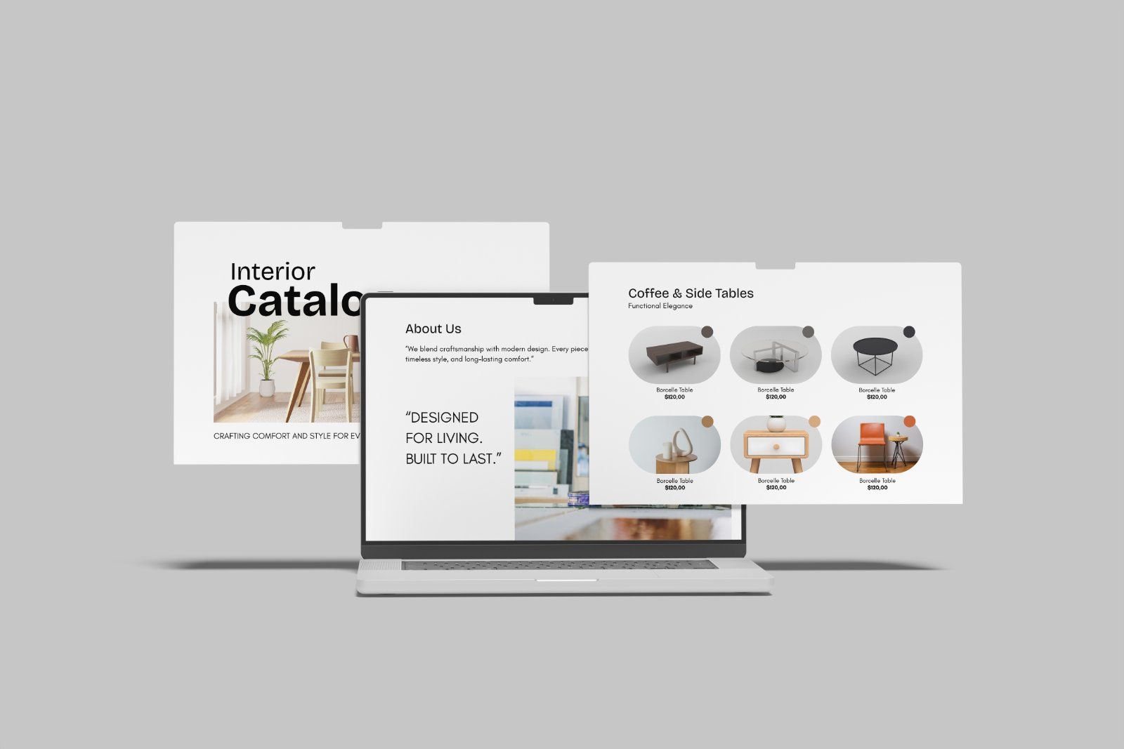 Laptop Screen Presentation Mockup