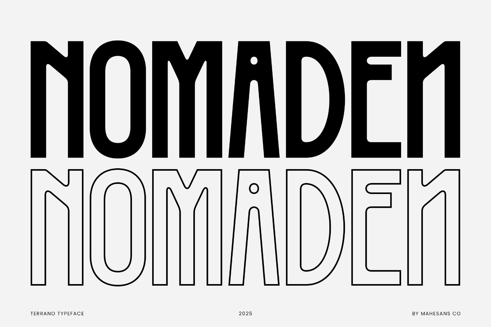 Terrano - Display Sans Serif Font