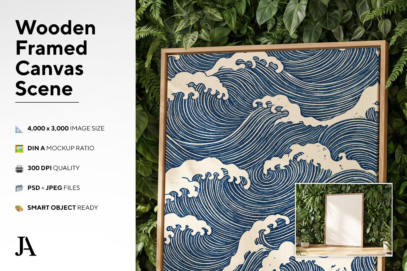 Wooden Framed Canvas | DIN A PSD — image 3