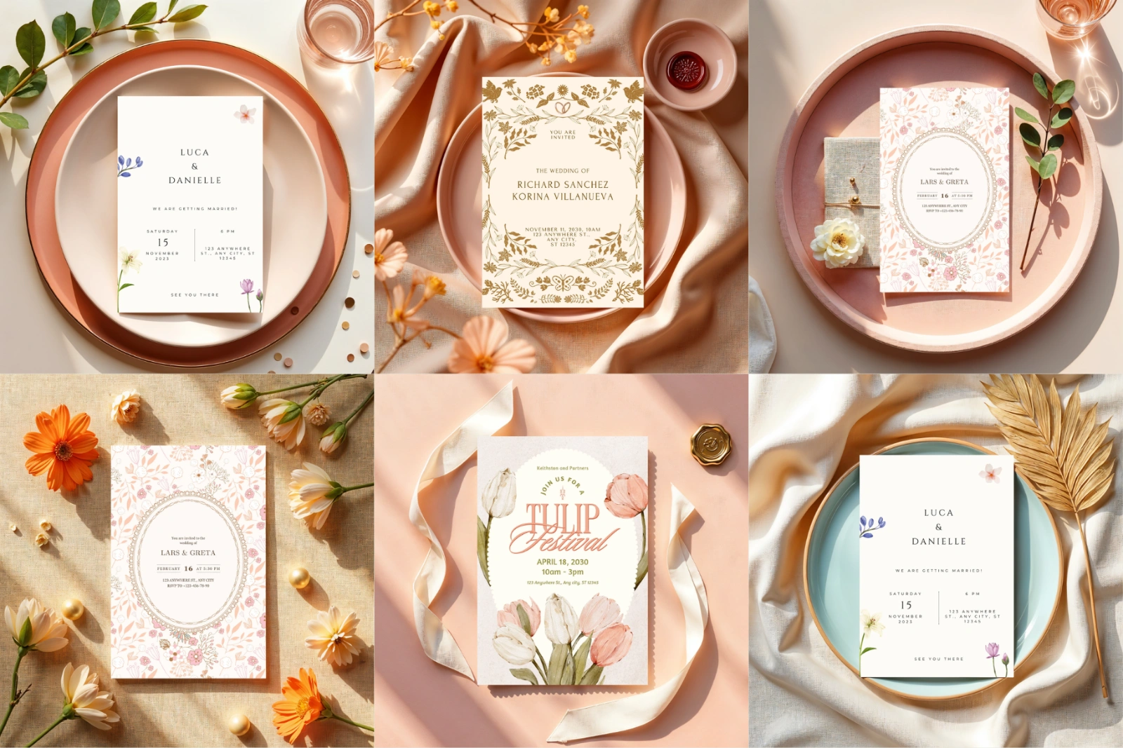 45 Invitation Card Mockups for Canva — image 1