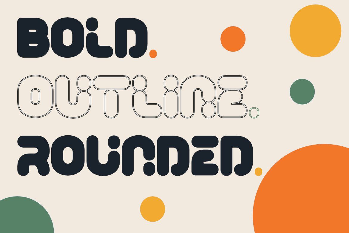 Rondaro – Bold Rounded Display Font | Playful & Fun Typeface Deskripsi — image 2