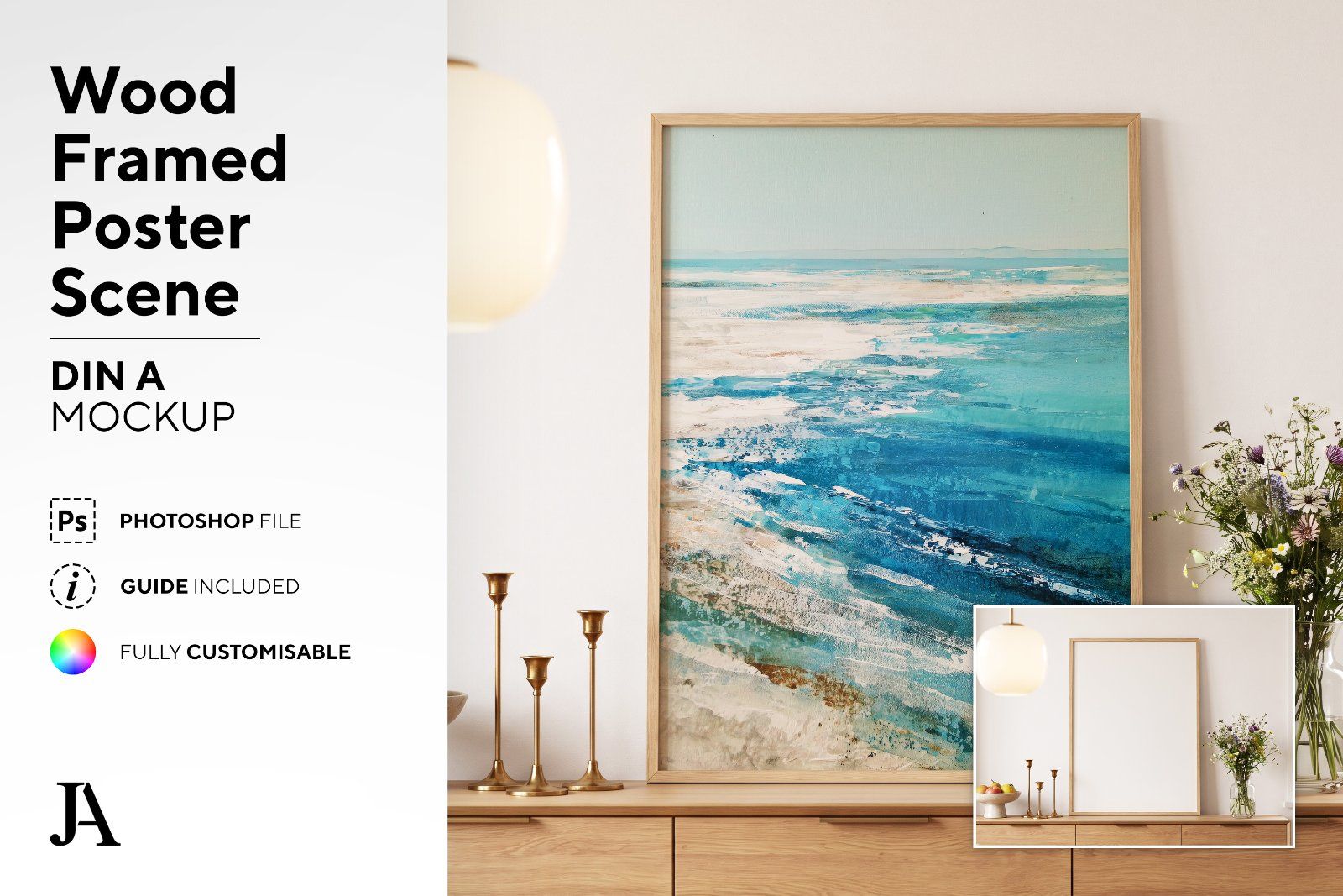 Wood Framed Poster | DIN A PSD