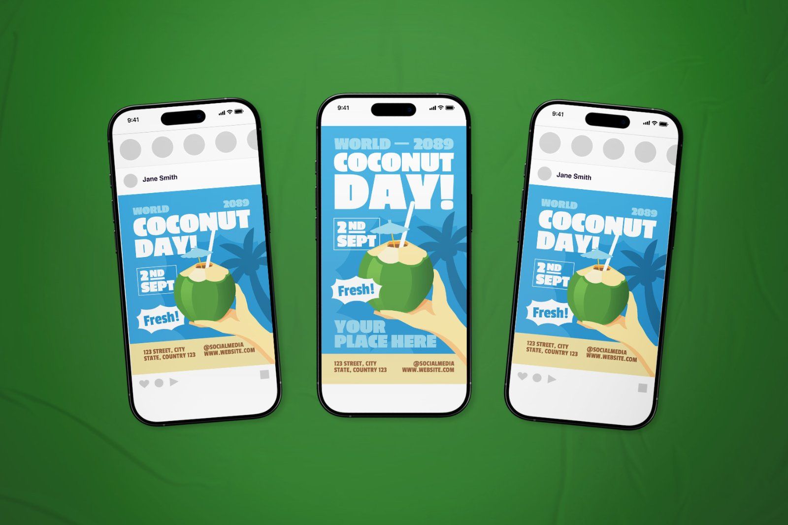 World Coconut Day Event Flyer Set — image 1