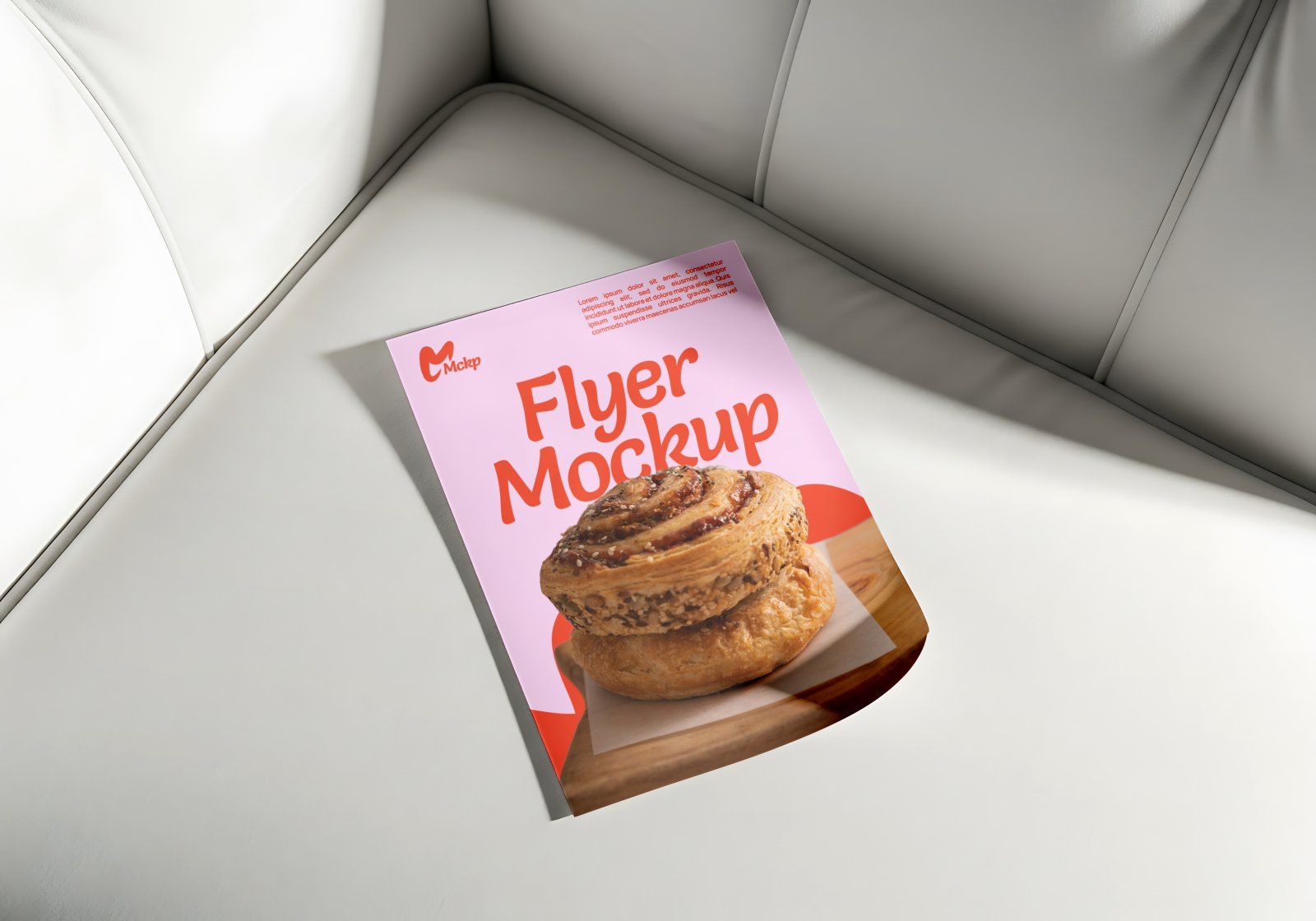 Premium Branding Pink Donut Store Mockup