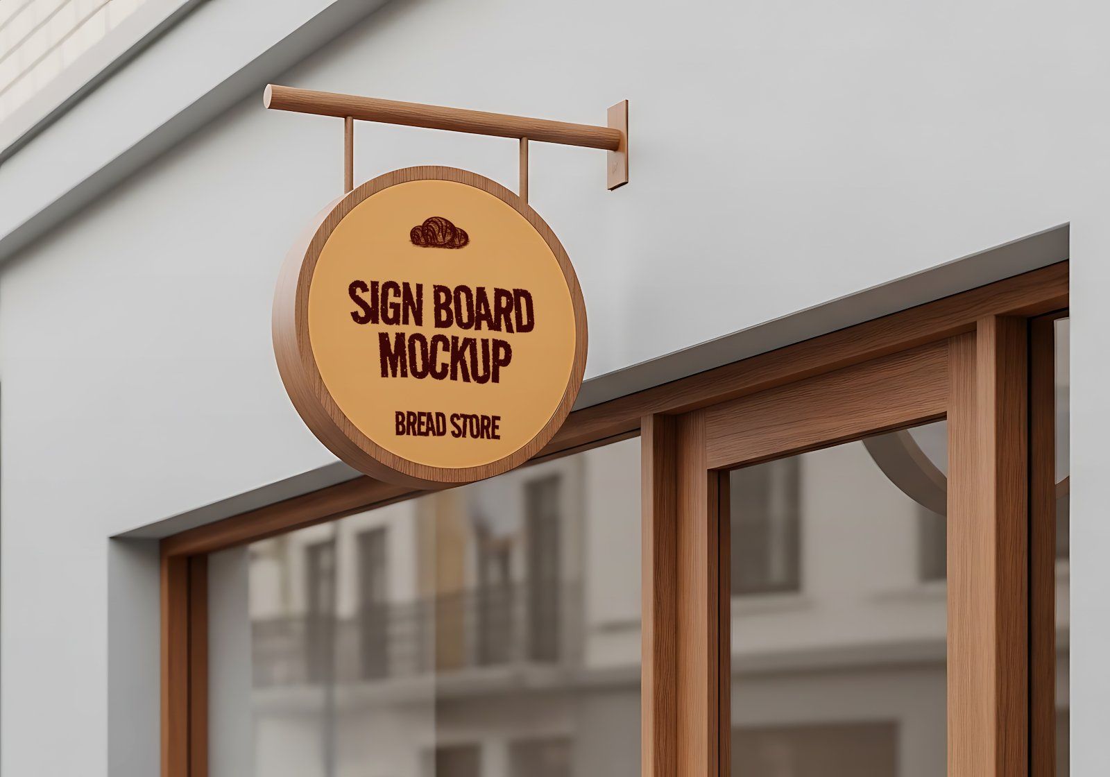 Premium Branding Bread & Coffee Store Mockup