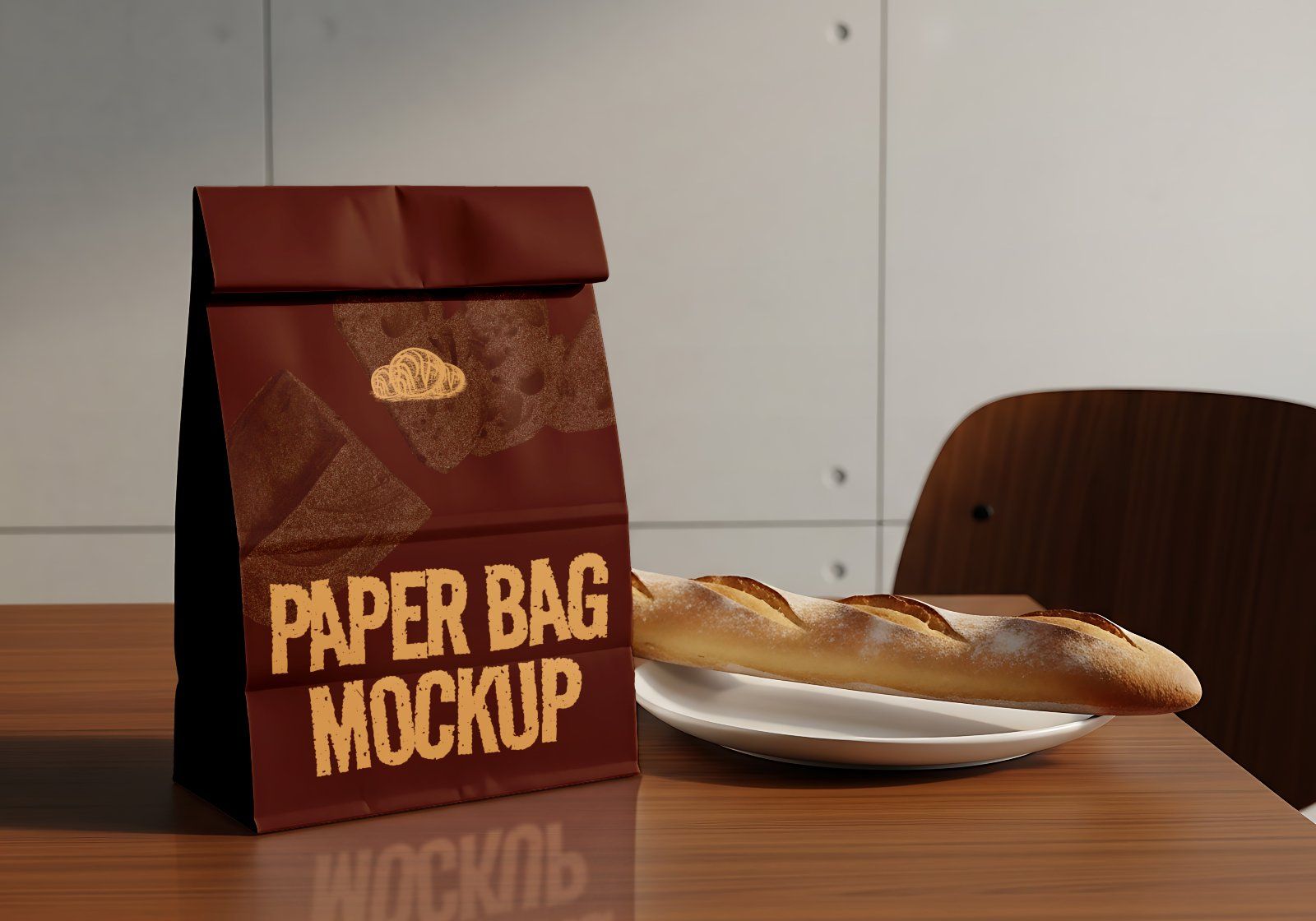 Premium Branding Bread & Coffee Store Mockup