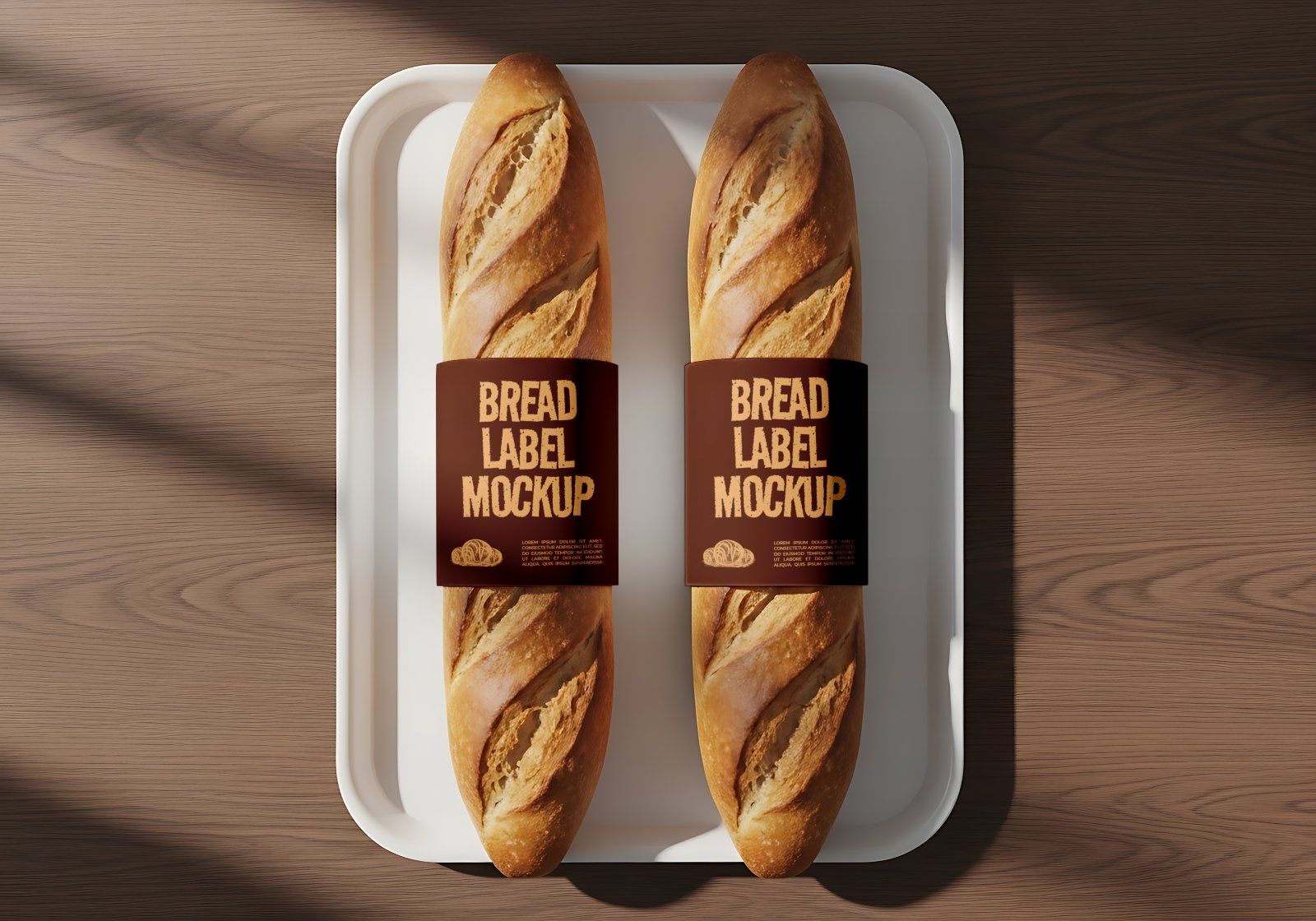 Premium Branding Bread & Coffee Store Mockup