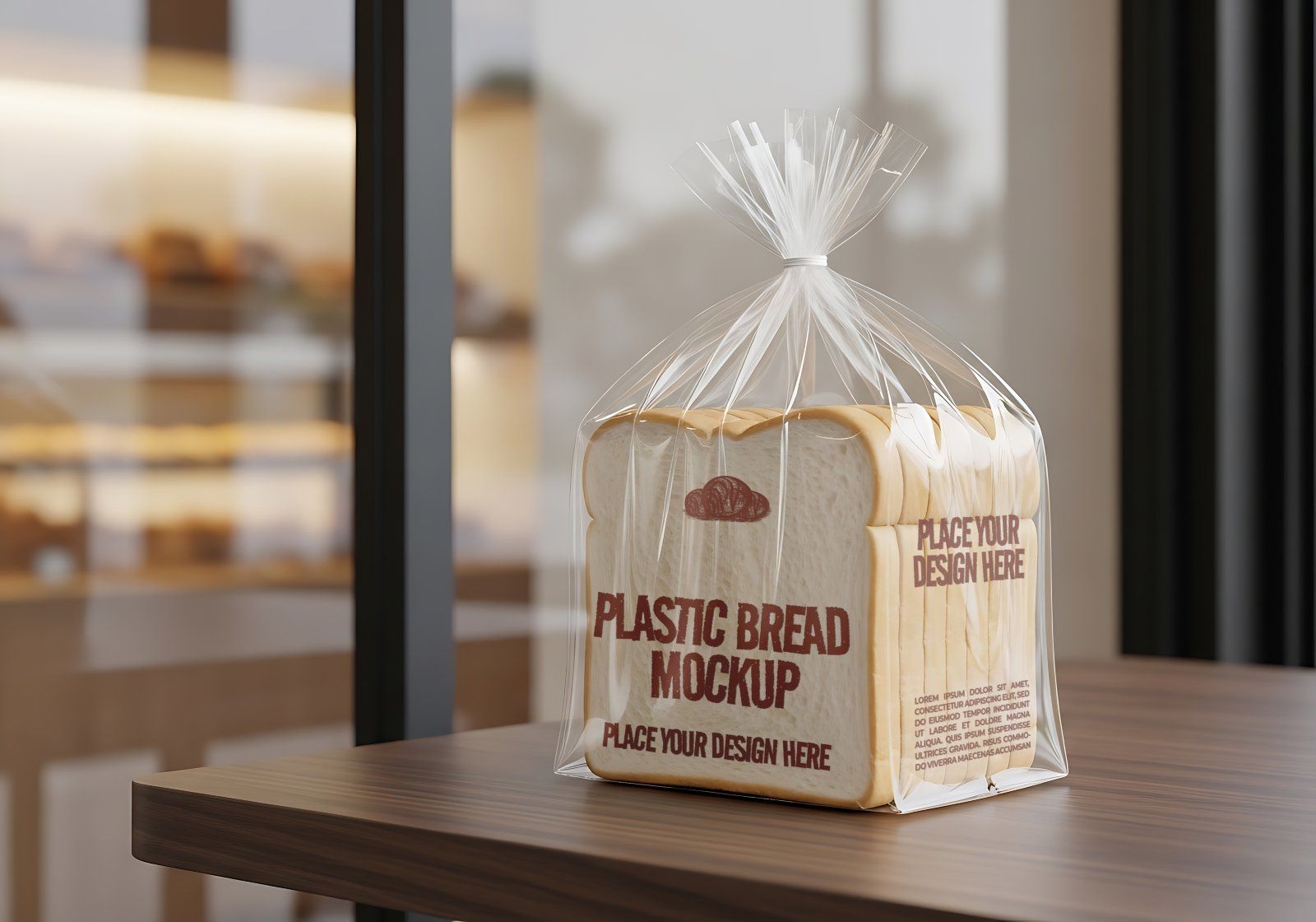 Premium Branding Bread & Coffee Store Mockup