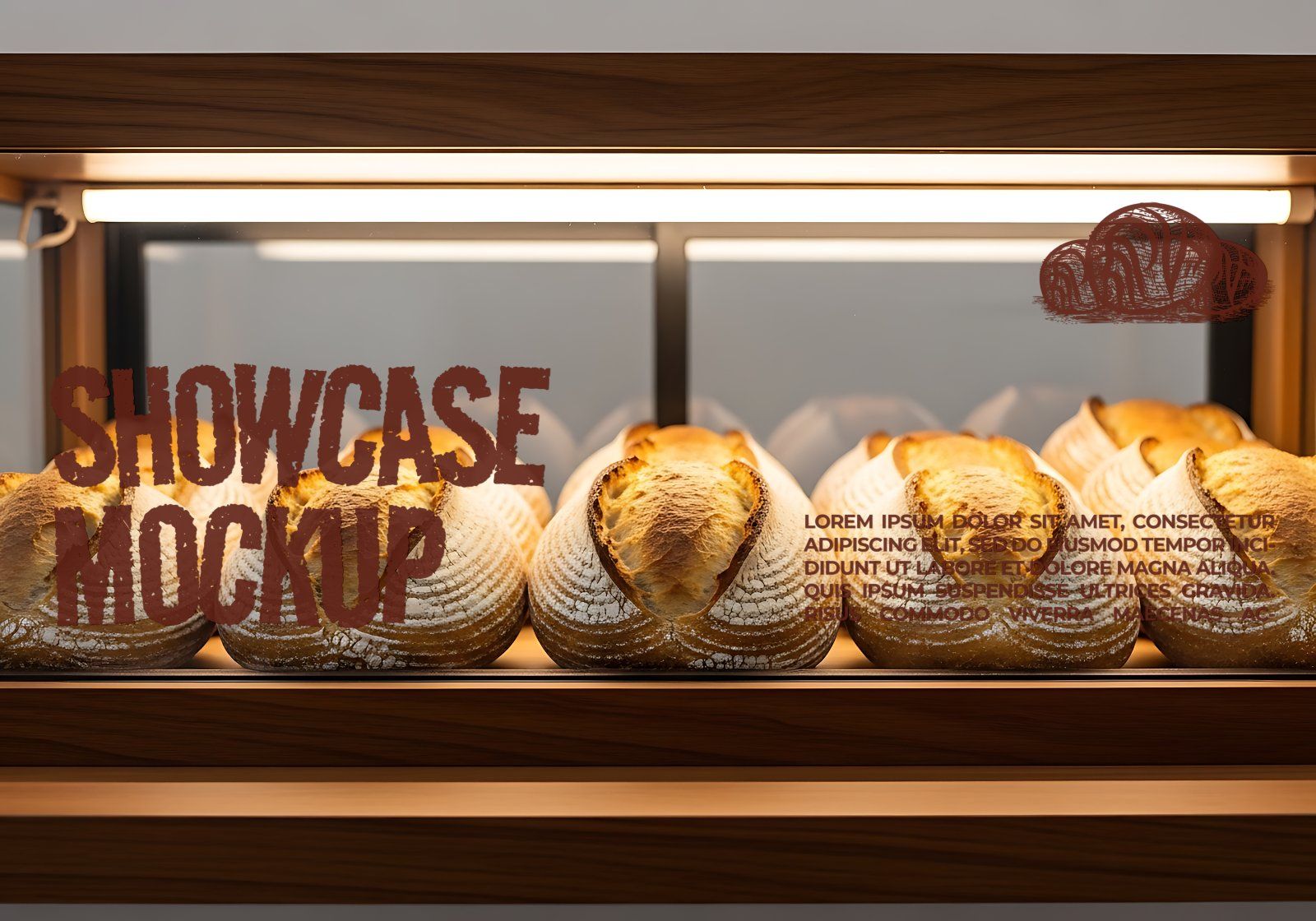 Premium Branding Bread & Coffee Store Mockup