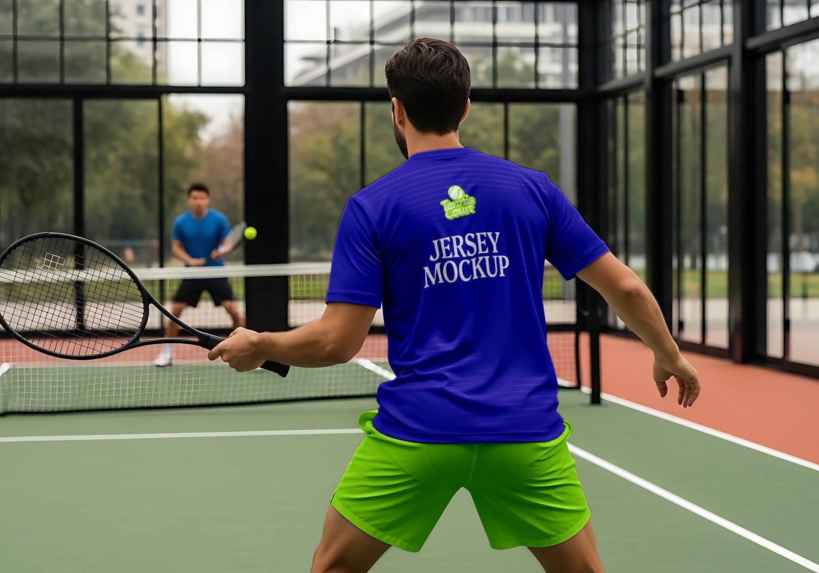 Pro Tennis Court Branding Mockup Bundle – 15 Premium PSD Scenes for Sportswear & Athletic Identity