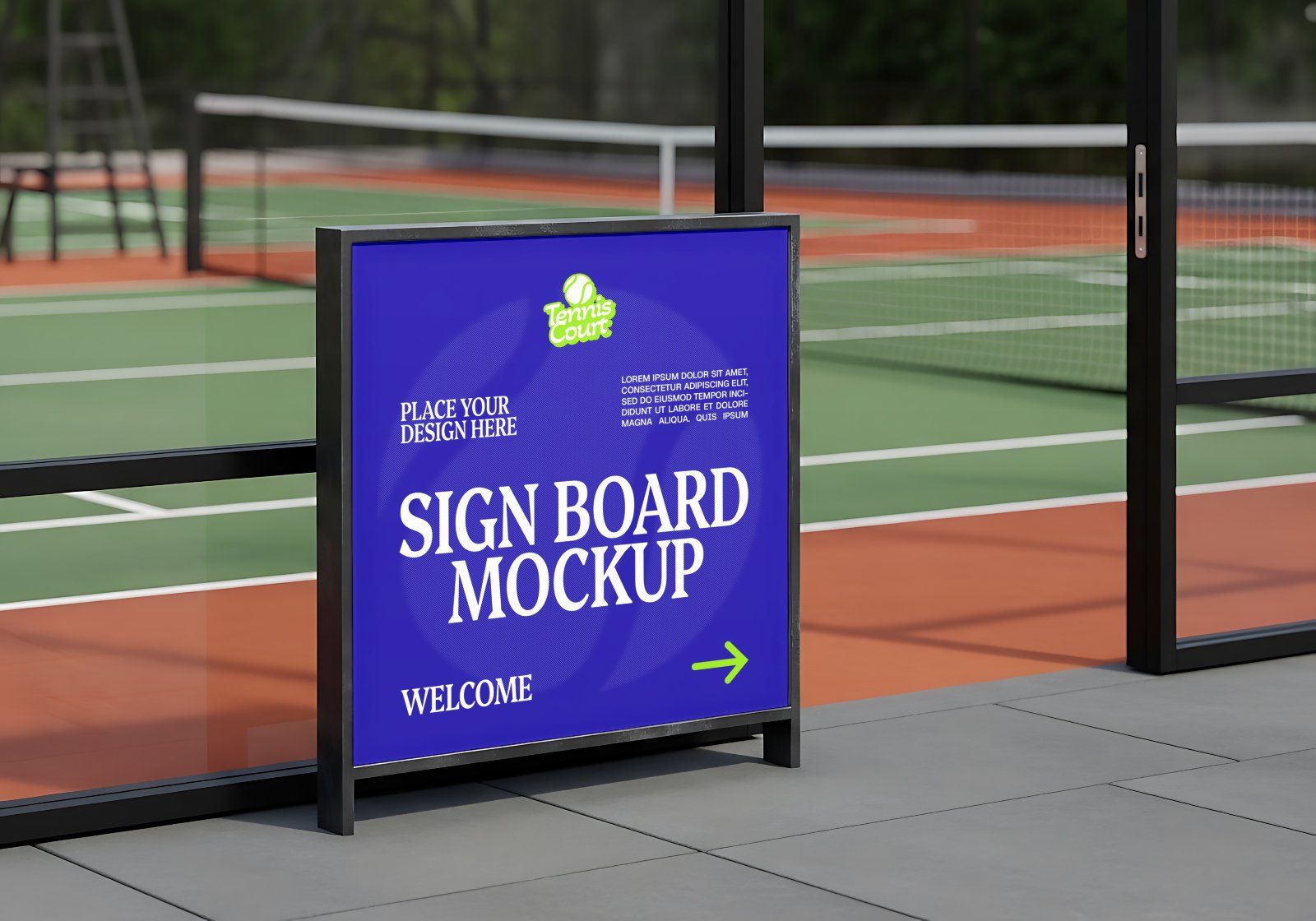 Pro Tennis Court Branding Mockup Bundle – 15 Premium PSD Scenes for Sportswear & Athletic Identity