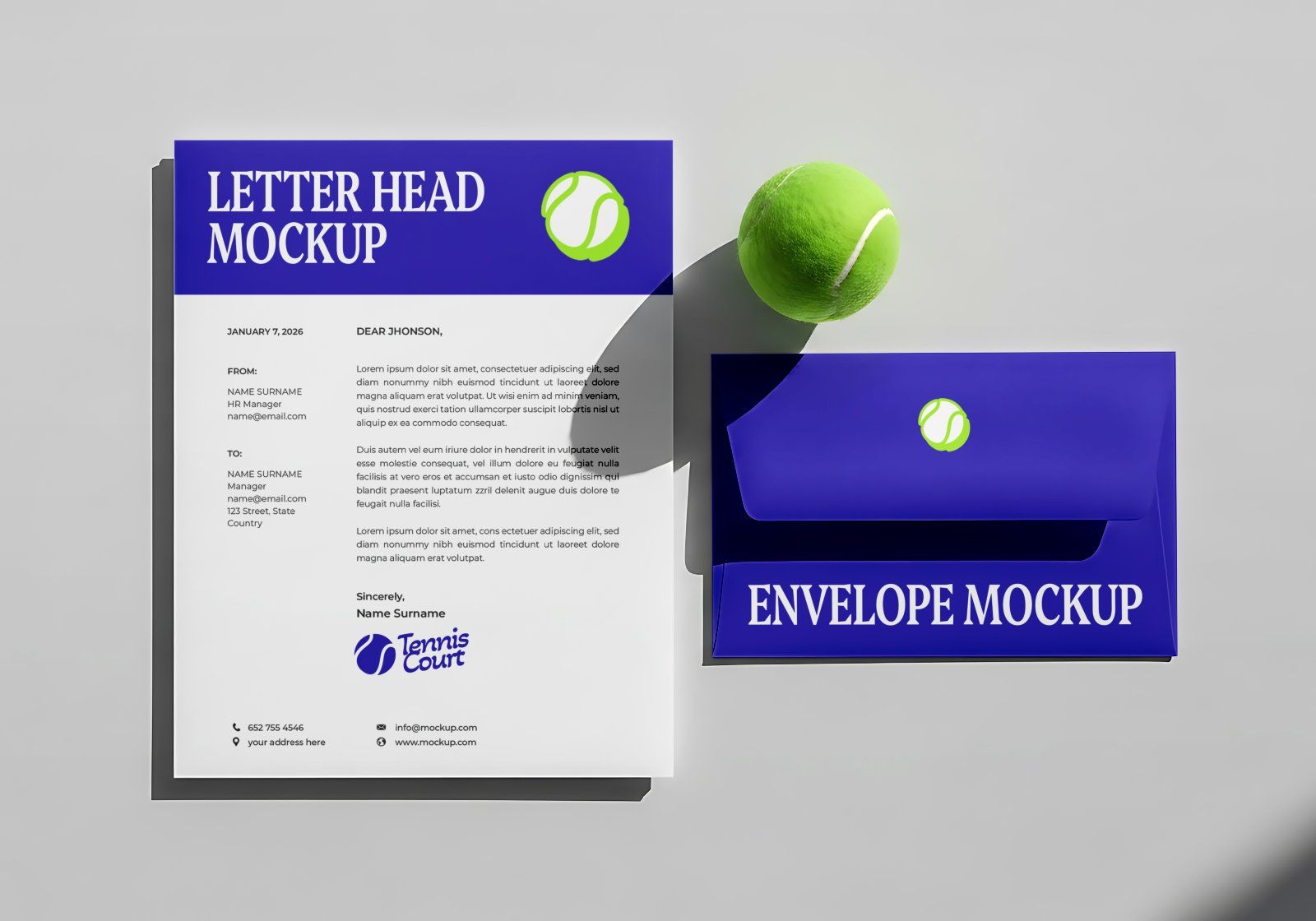 Pro Tennis Court Branding Mockup Bundle – 15 Premium PSD Scenes for Sportswear & Athletic Identity