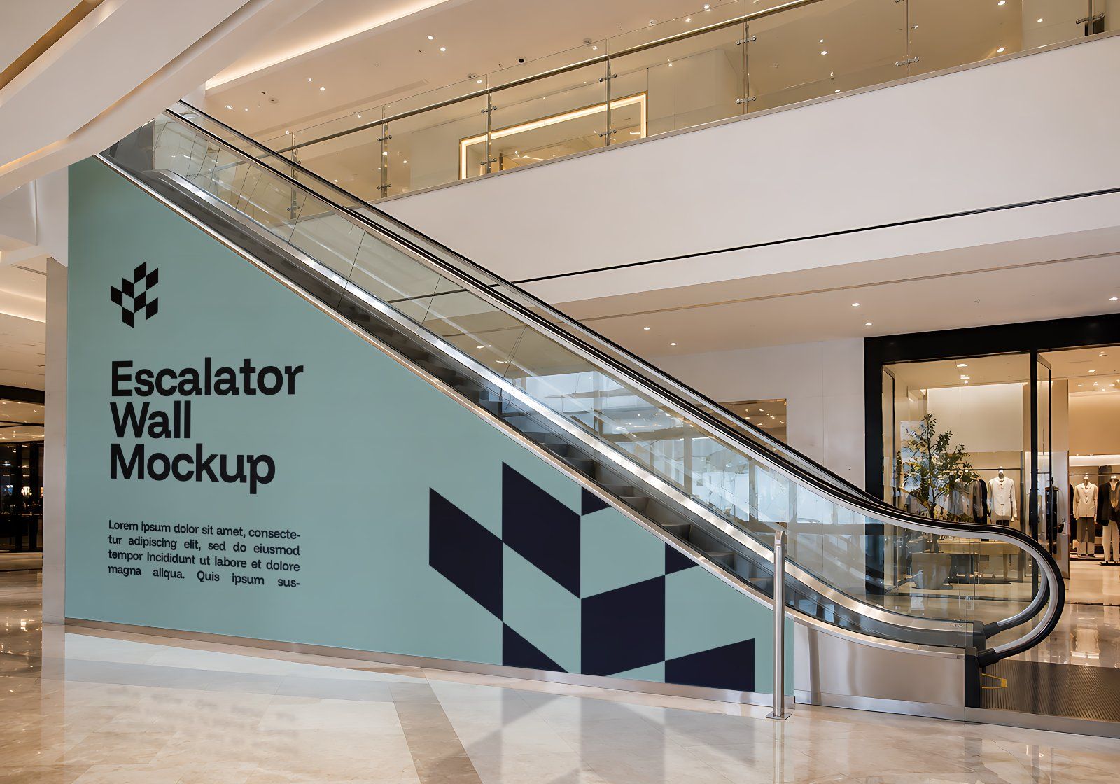 Premium City Mall Branding Mockup Bundle – 15 Giant PSD Scenes for Shopping Center & Retail Mega Arc