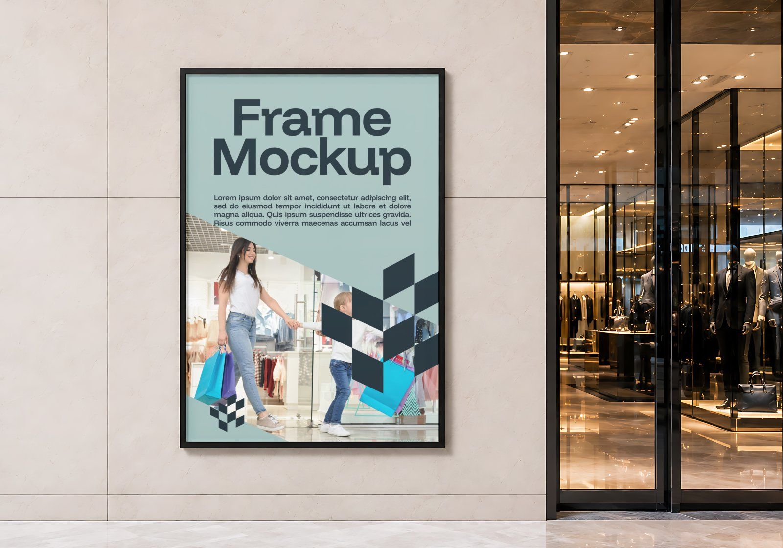 Premium City Mall Branding Mockup Bundle – 15 Giant PSD Scenes for Shopping Center & Retail Mega Arc