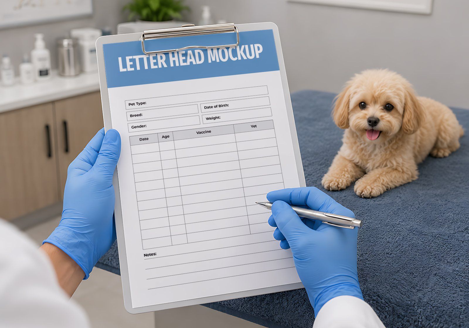 Premium Veterinary Hospital Branding Mockup Bundle – 15 Clinical PSD Scenes for Vet Clinics