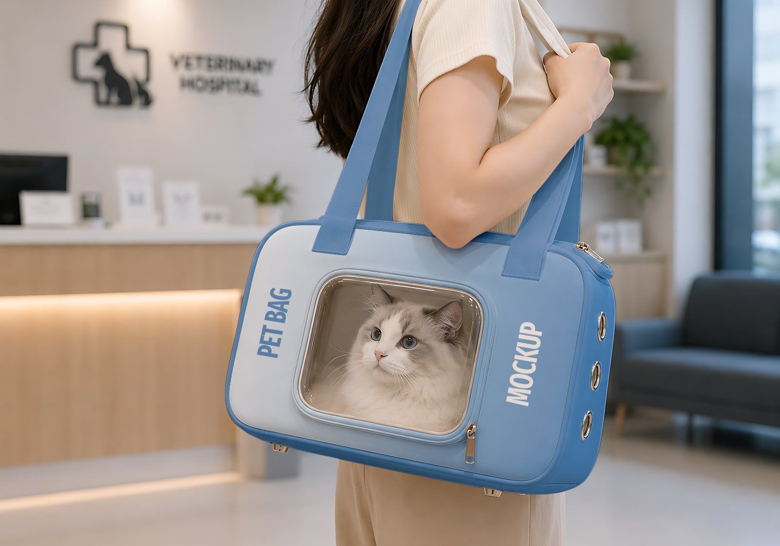 Premium Veterinary Hospital Branding Mockup Bundle – 15 Clinical PSD Scenes for Vet Clinics