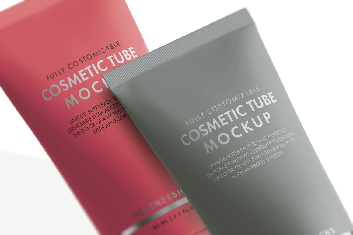 Cosmetic Tube Mockup