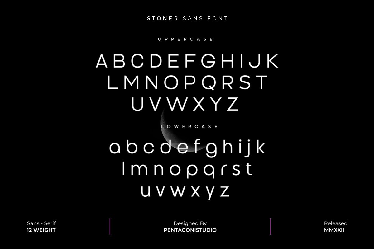 Stoner | 12 Sans Serif Font Family