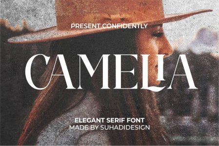 Camelia elegant serif font