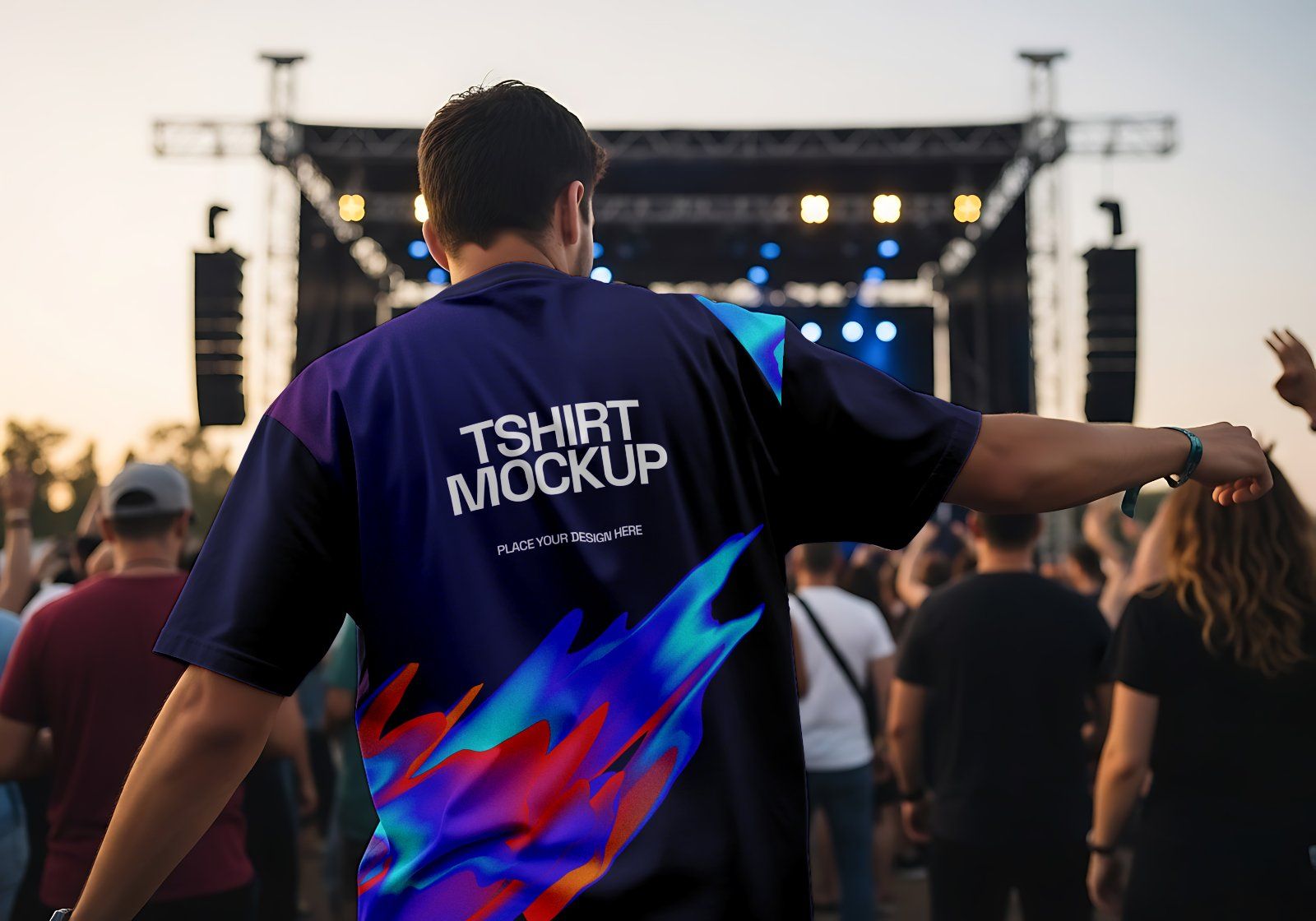 Premium Branding Festival Concert Music Mockup