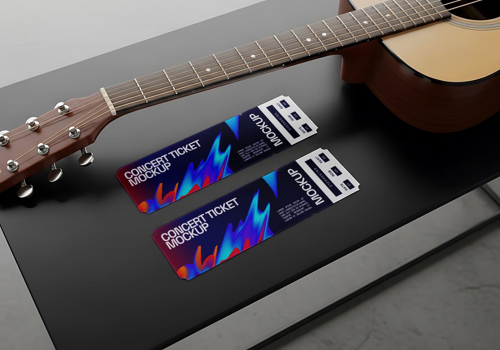 Premium Branding Festival Concert Music Mockup