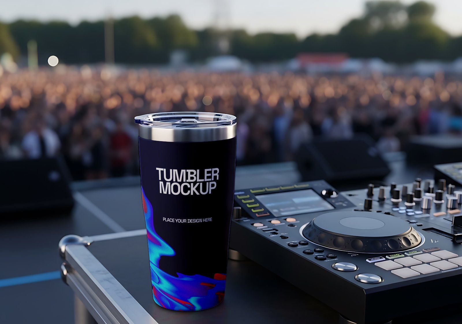 Premium Branding Festival Concert Music Mockup