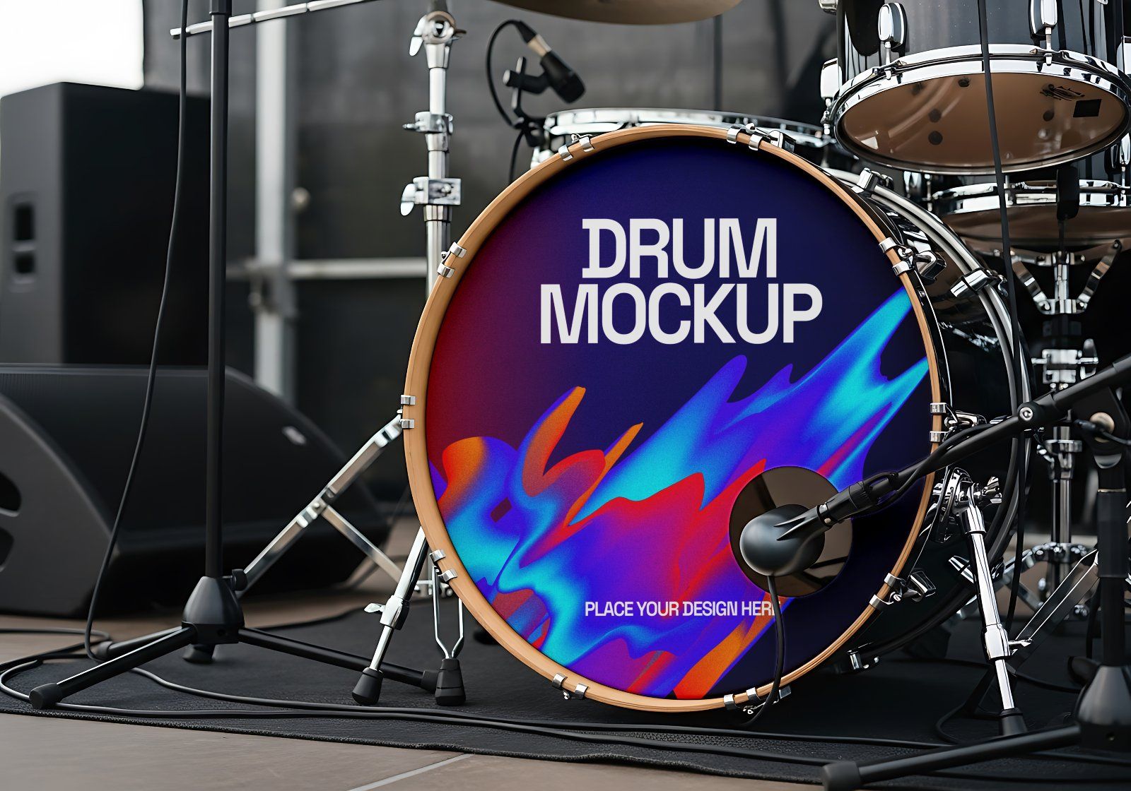 Premium Branding Festival Concert Music Mockup