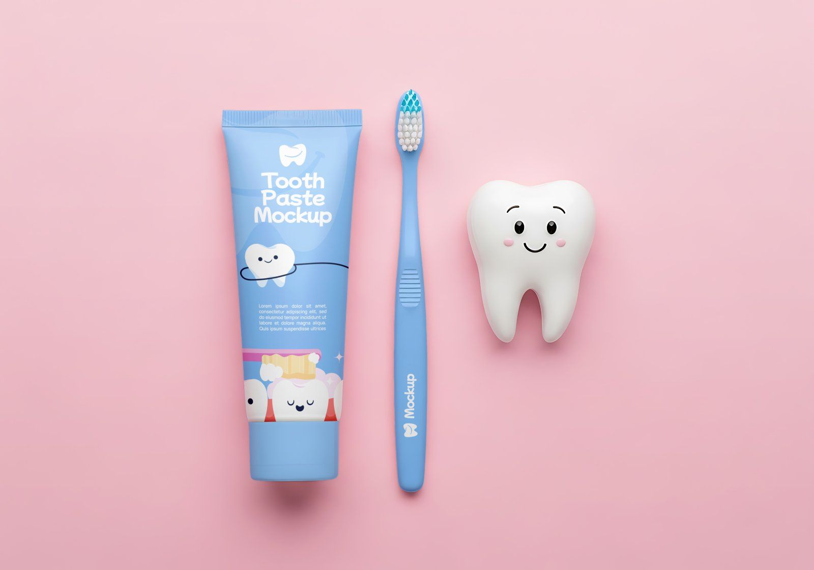 Children's Dental Clinic Branding Mockup Bundle – 15 Premium PSD Scenes for Pediatric Medical Identi