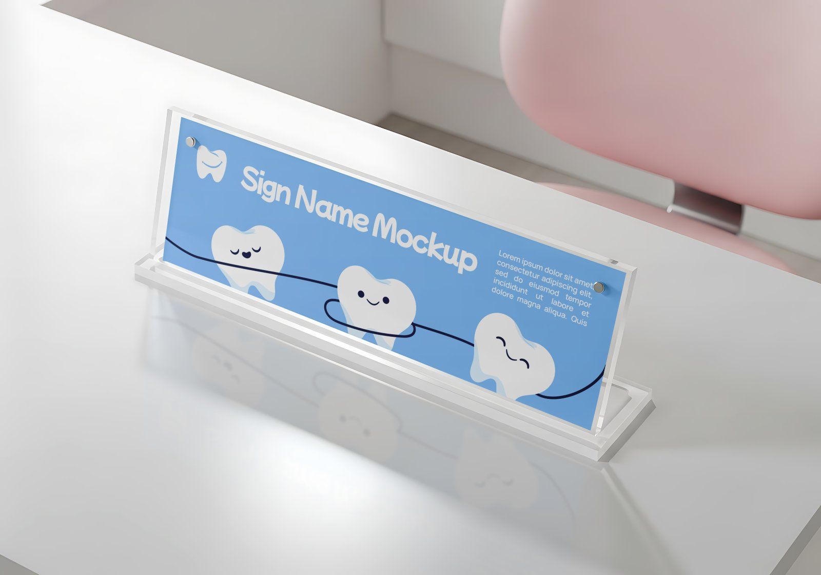 Children's Dental Clinic Branding Mockup Bundle – 15 Premium PSD Scenes for Pediatric Medical Identi