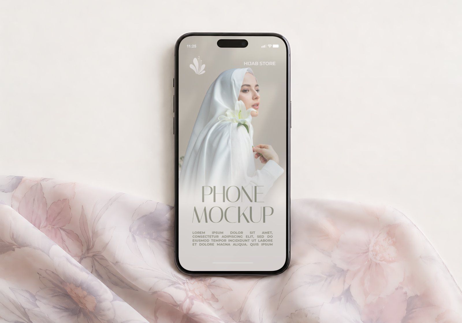 Premium Muslim Clothing Store Mockup Bundle – 15 Aesthetic PSD Scenes for Hijab Boutique, Modest Fas
