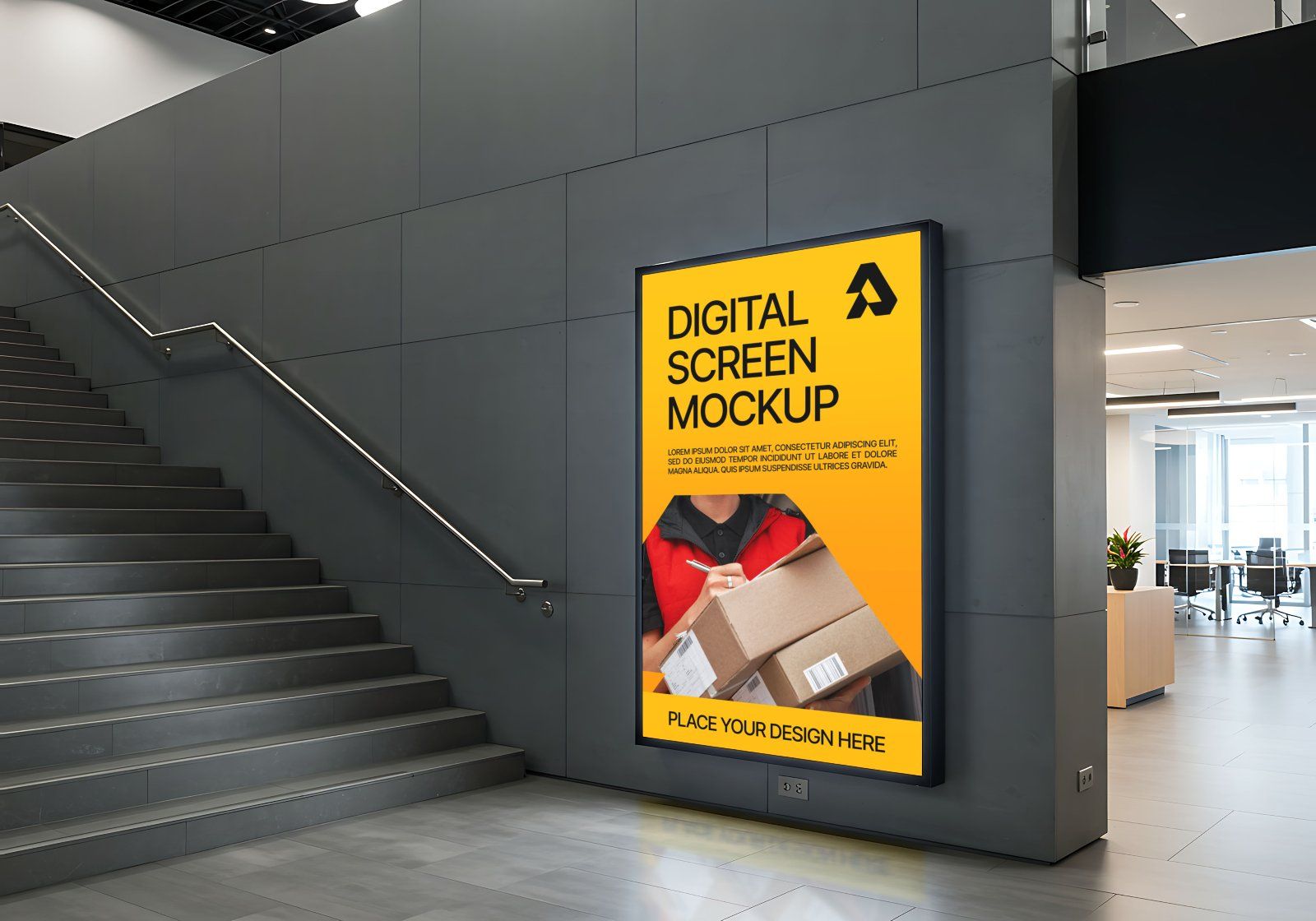 Premium Office Delivery Mockup