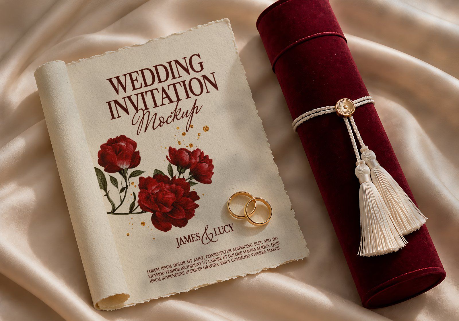 Luxury Wedding Invitation & Stationery PSD Mockup Pack (15 PSD Mockup) — image 16