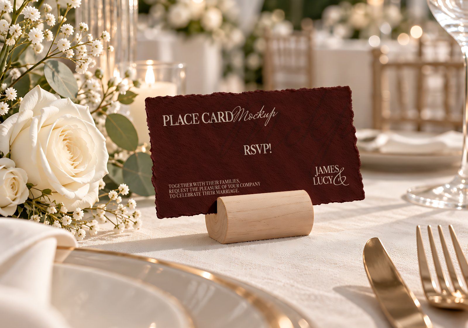 Luxury Wedding Invitation & Stationery PSD Mockup Pack (15 PSD Mockup) — image 14