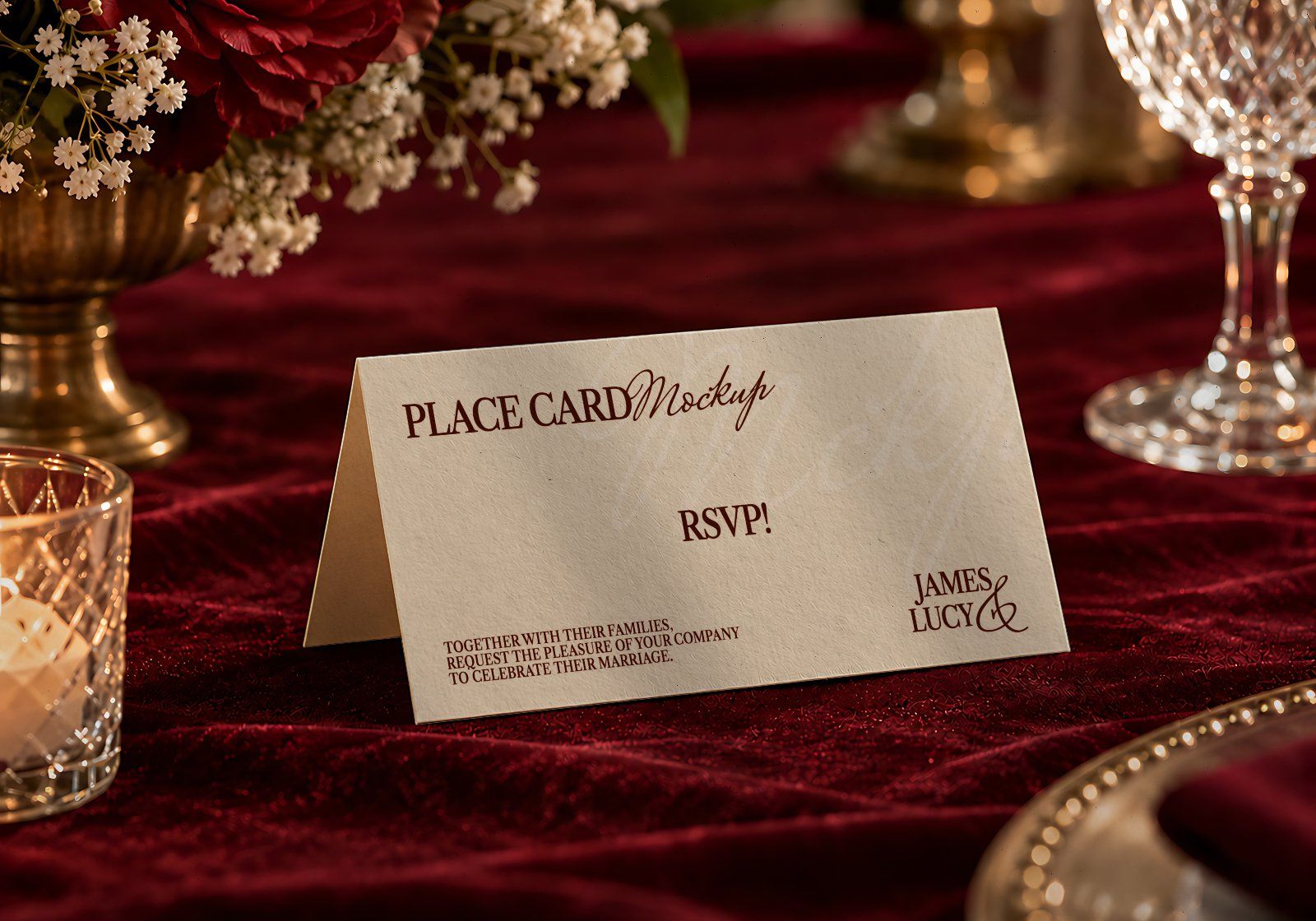 Luxury Wedding Invitation & Stationery PSD Mockup Pack (15 PSD Mockup) — image 13