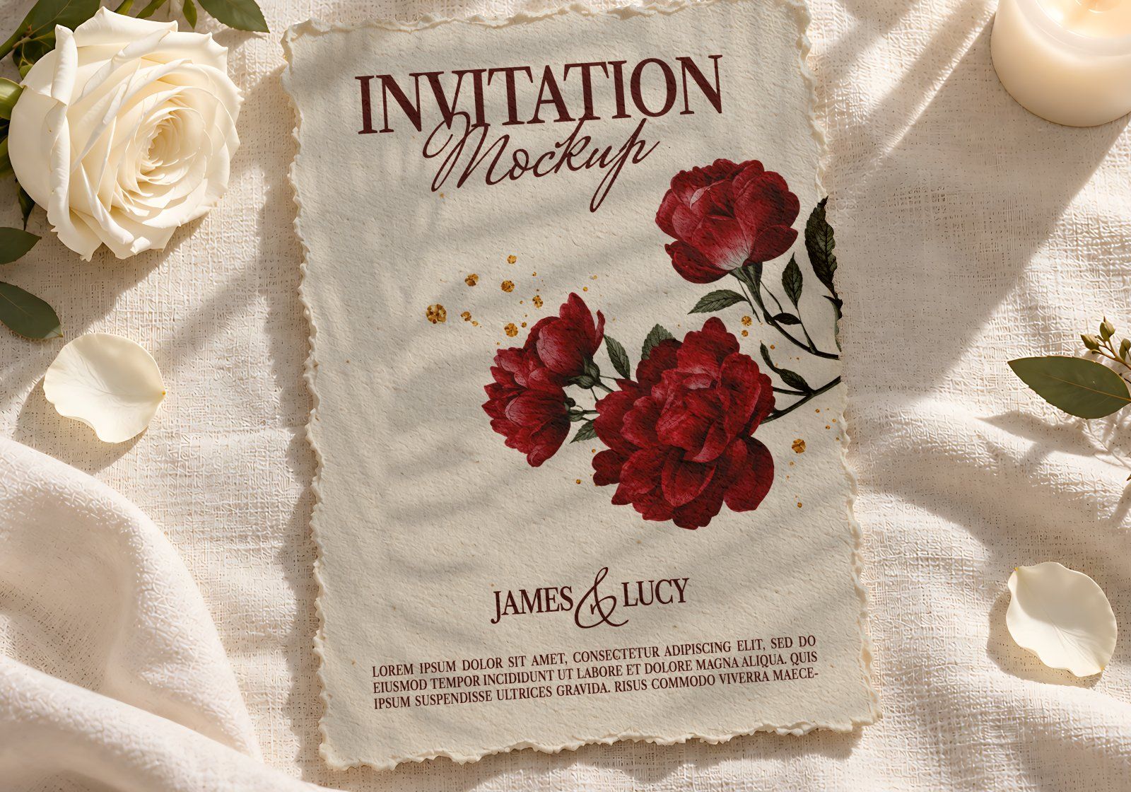 Luxury Wedding Invitation & Stationery PSD Mockup Pack (15 PSD Mockup) — image 10