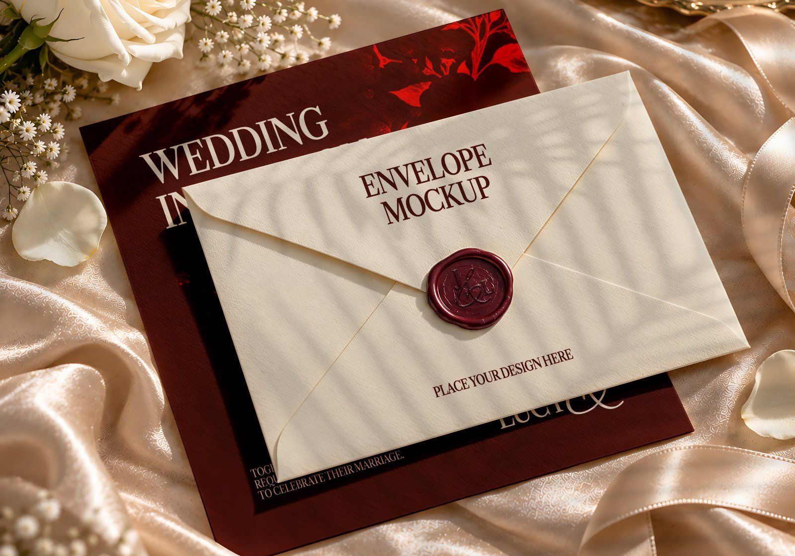 Luxury Wedding Invitation & Stationery PSD Mockup Pack (15 PSD Mockup) — image 9