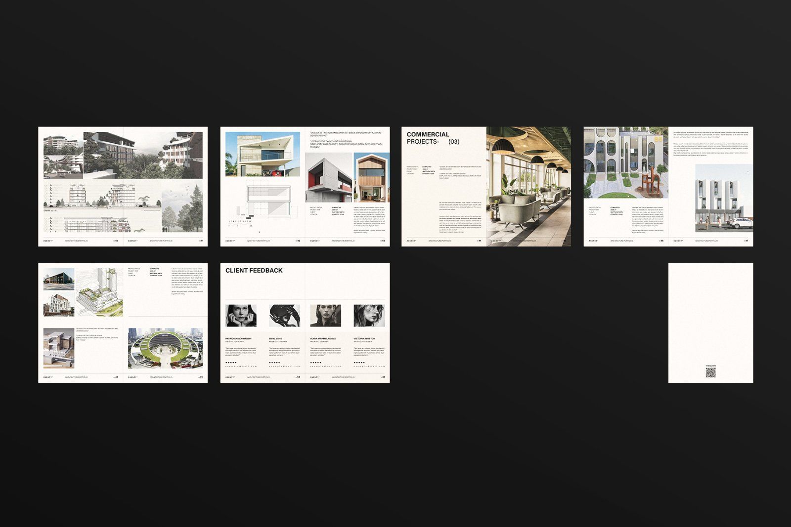Architecture Sketch Design Portfolio Template