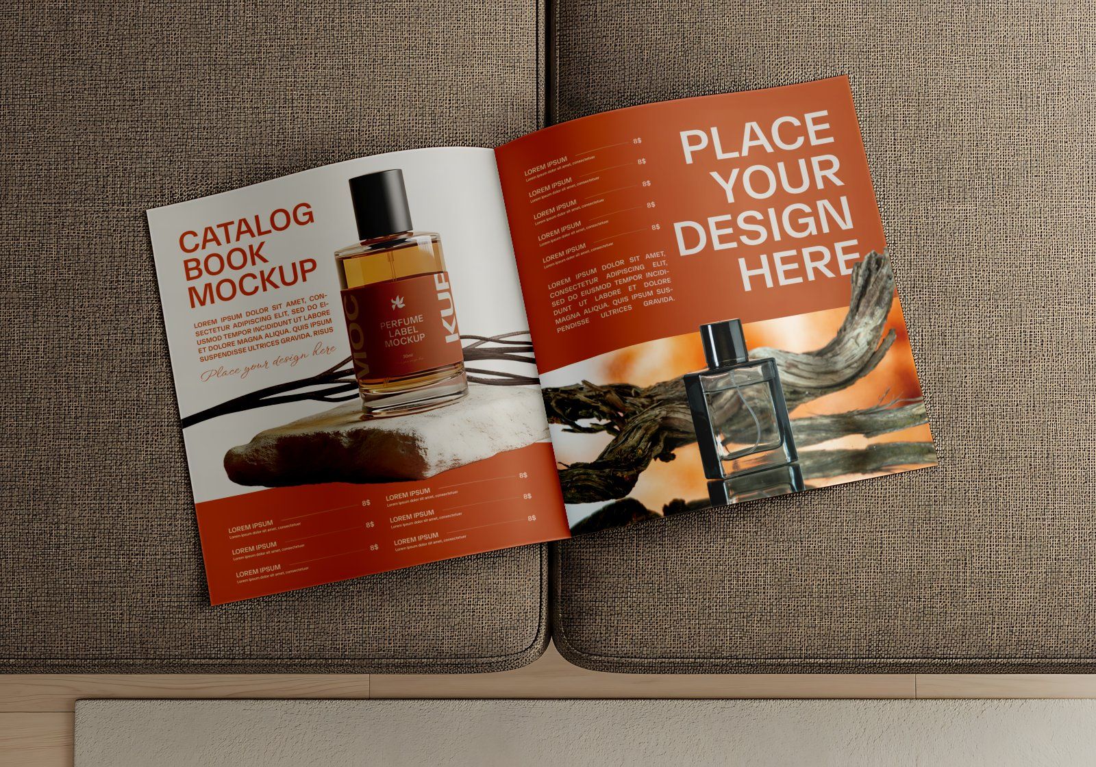 Premium Branding Perfume Store Mockup