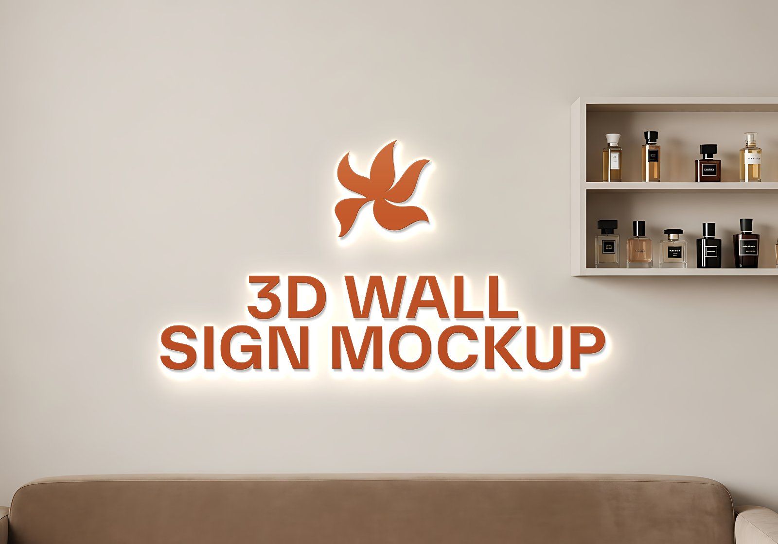 Premium Branding Perfume Store Mockup