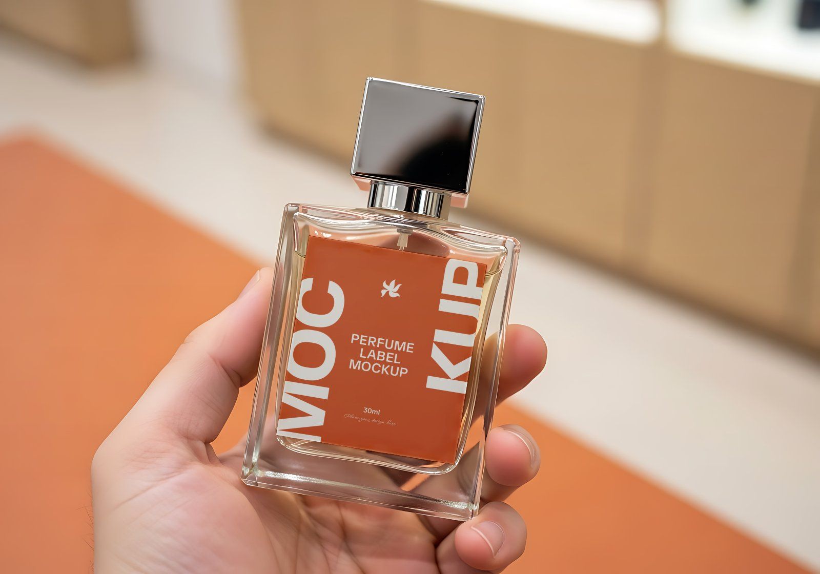 Premium Branding Perfume Store Mockup