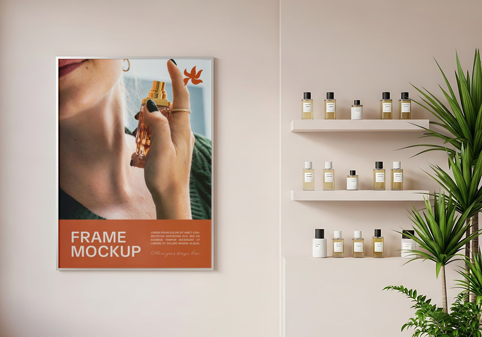 Premium Branding Perfume Store Mockup