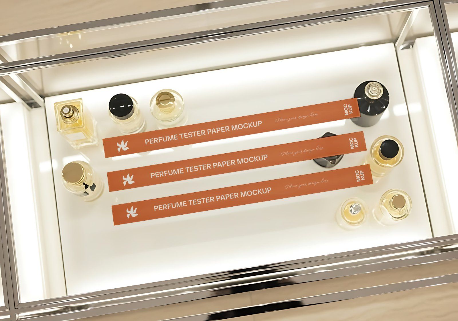 Premium Branding Perfume Store Mockup