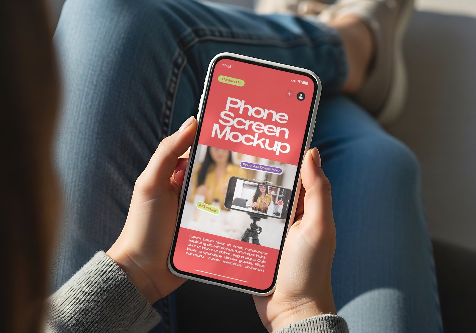 Premium Influencer Branding Mockup Bundle – 15 Lifestyle PSD Scenes for Merch & Digital Creators