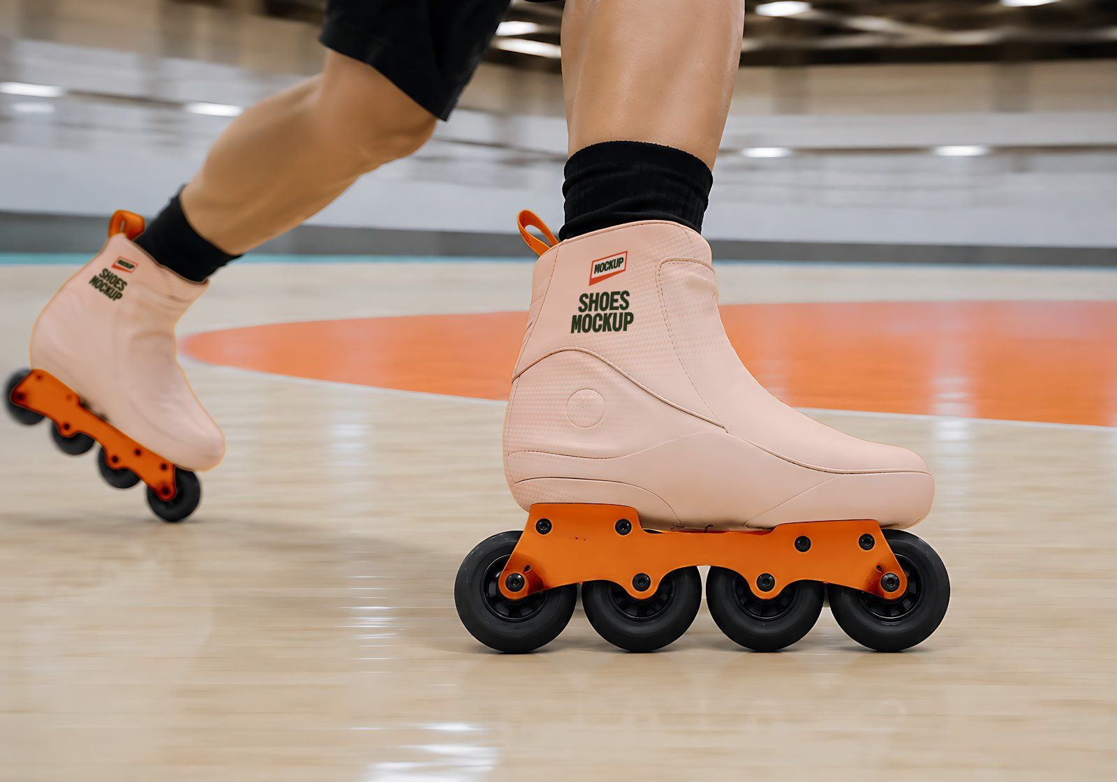 Premium Roller Skating Event Branding Mockup Bundle – 15 Retro & Urban PSD Scenes for Street Sports