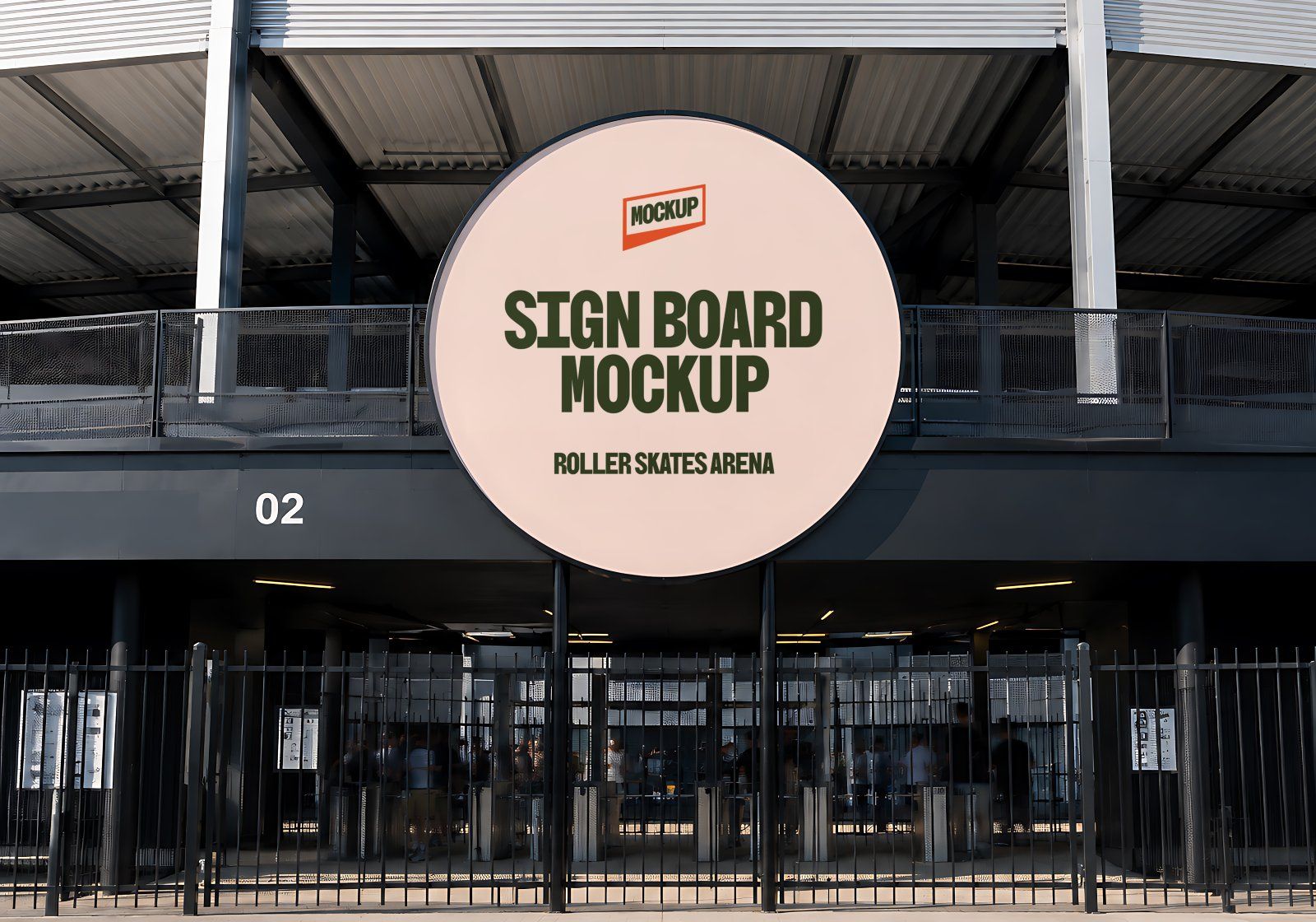 Premium Roller Skating Event Branding Mockup Bundle – 15 Retro & Urban PSD Scenes for Street Sports