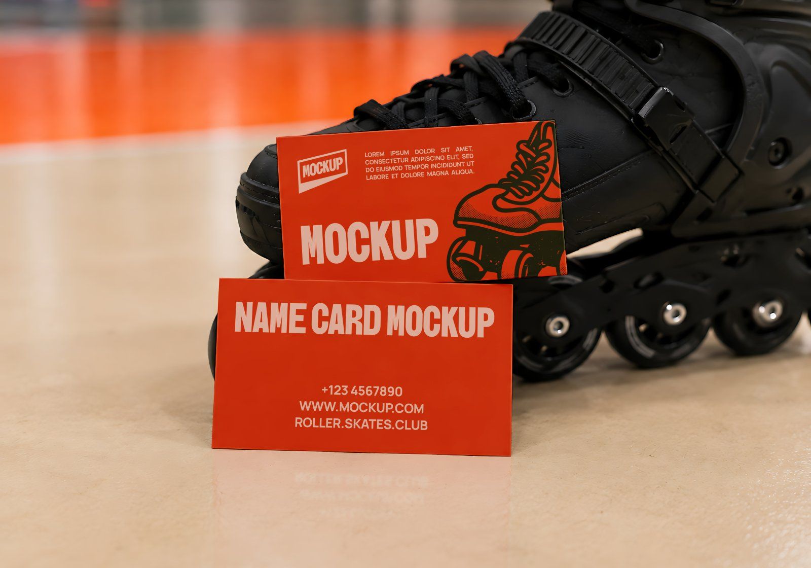 Premium Roller Skating Event Branding Mockup Bundle – 15 Retro & Urban PSD Scenes for Street Sports