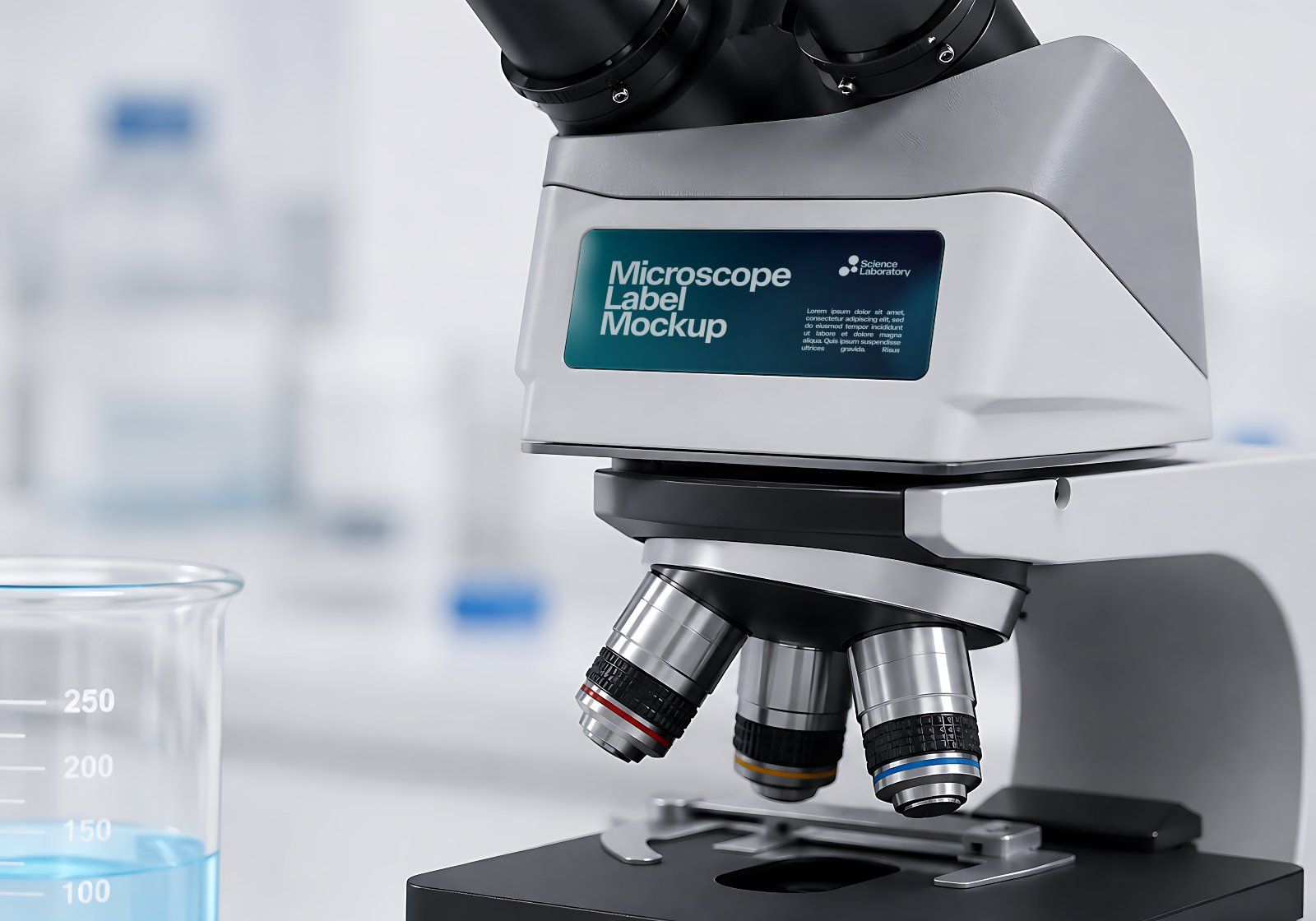 Premium Science Lab Branding Mockup Bundle – 15 Medical PSD Scenes for Pharmaceutical, Healthcare &