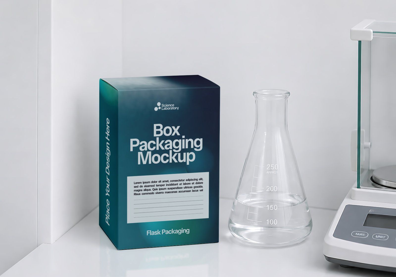 Premium Science Lab Branding Mockup Bundle – 15 Medical PSD Scenes for Pharmaceutical, Healthcare &