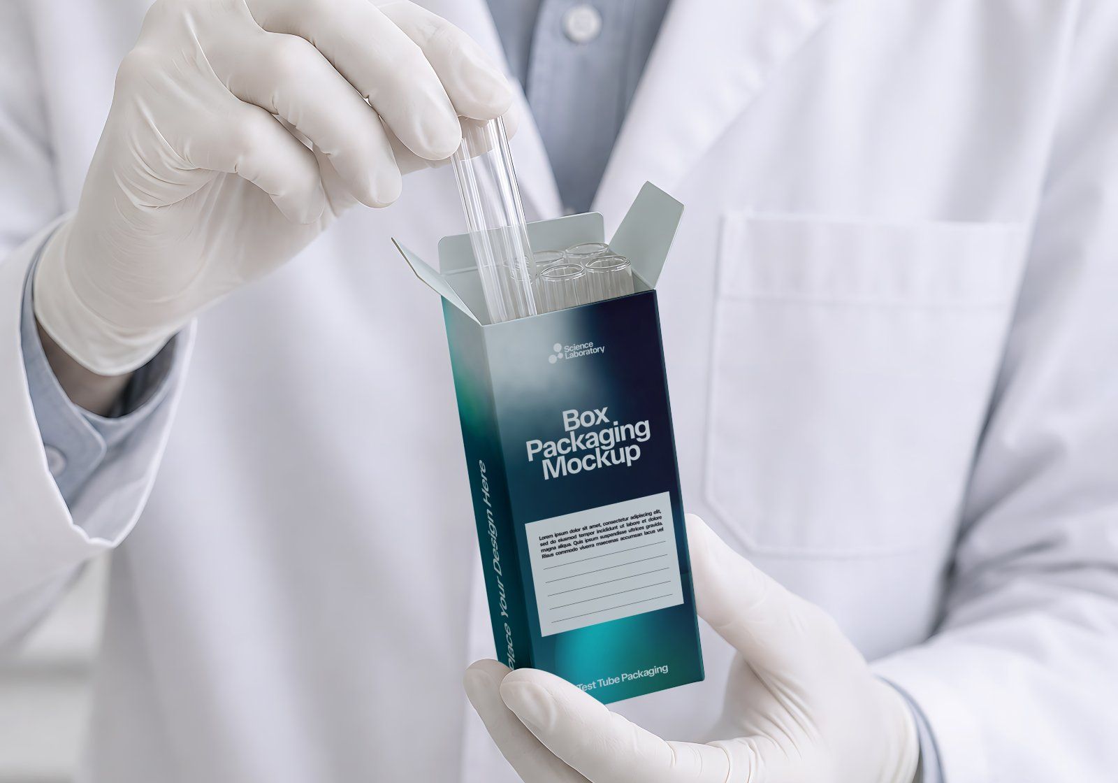 Premium Science Lab Branding Mockup Bundle – 15 Medical PSD Scenes for Pharmaceutical, Healthcare &