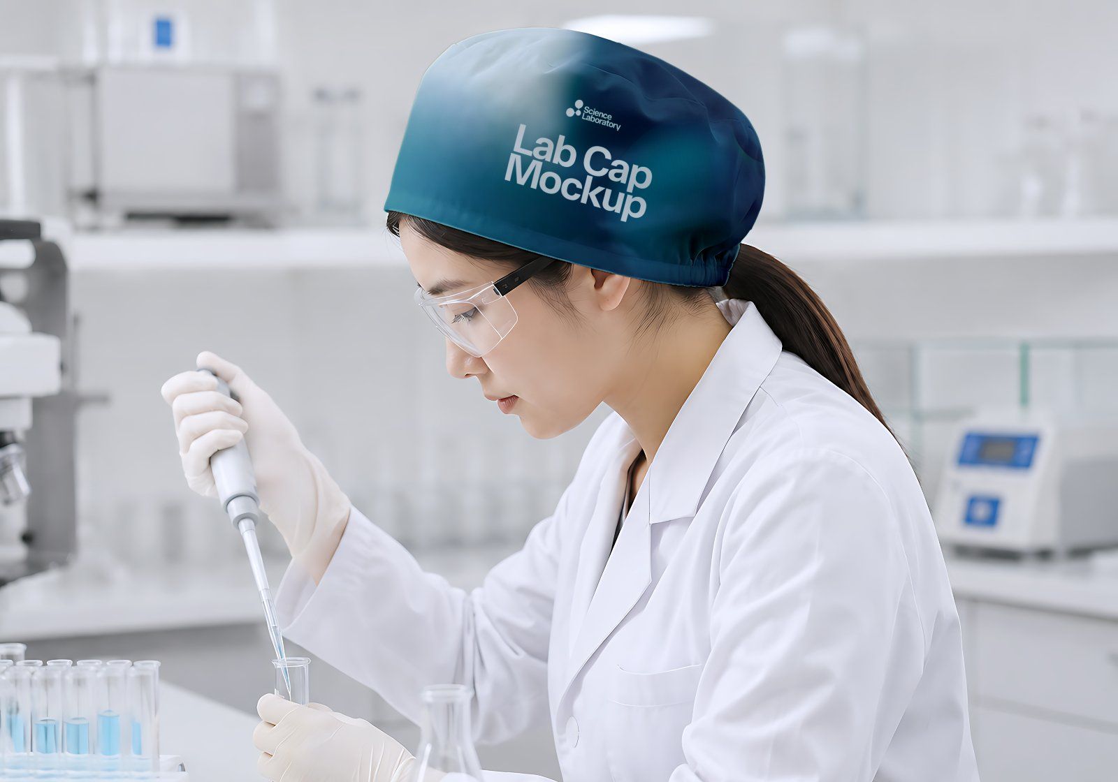 Premium Science Lab Branding Mockup Bundle – 15 Medical PSD Scenes for Pharmaceutical, Healthcare &